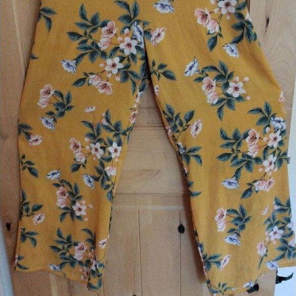 Miami Mustard Floral Jumpsuit - Picture 3 of 10